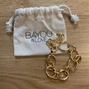 BaYou with Love Gold Link Bracelet - NWT